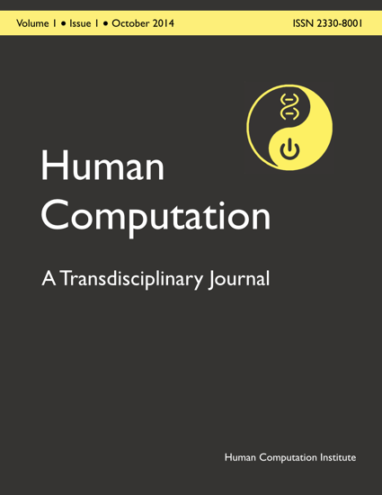 Human Computation, Volume 1, Issue 1, October 2014