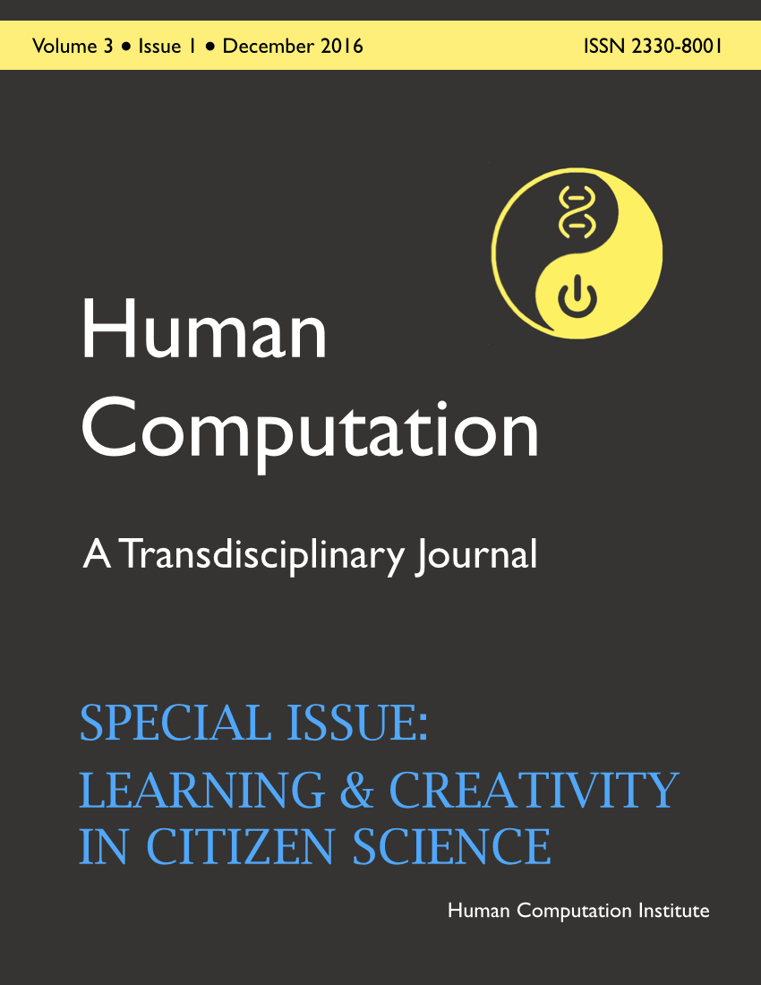 Human Computation, Volume 3, Issue 1, December 2016